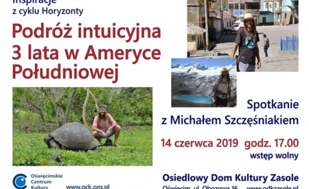 Spotkanie z podróżnikiem Michałem Szczęśniakiem
