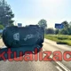 Ulica Krakowska w Bobrku już przejezdna po wypadku