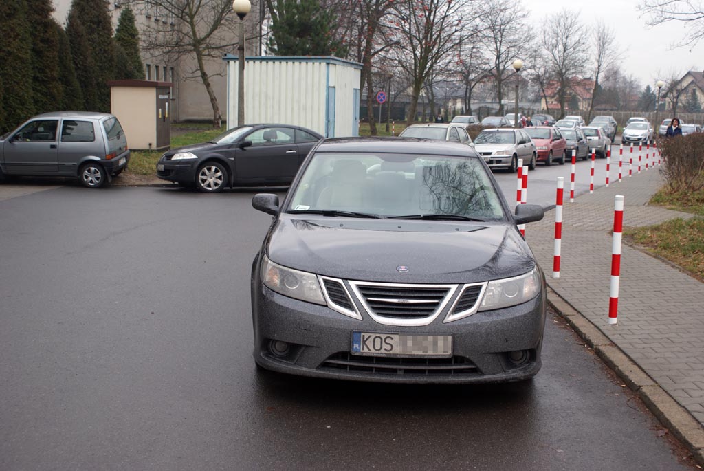 Oświęcim, karne łosie, parkowanie, bezpieczeństwo