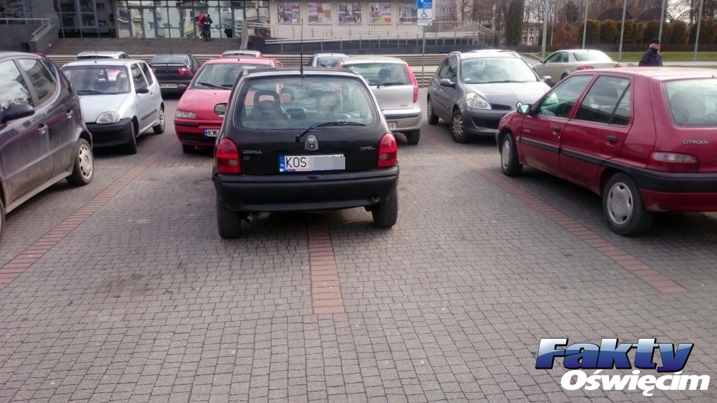 Oświęcim, Karny Łoś, Karne Łosie, parkowanie