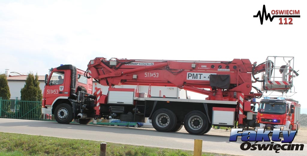 Malec, pożar, hala, ogień, pracownicy, straż, strażacy