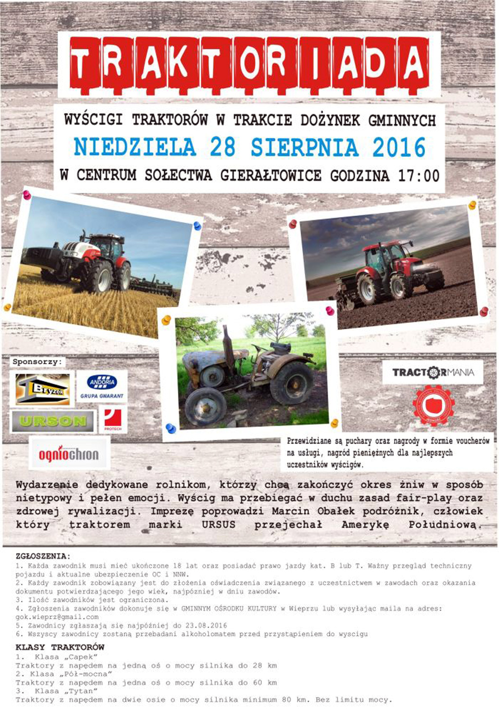 wyścig traktorów