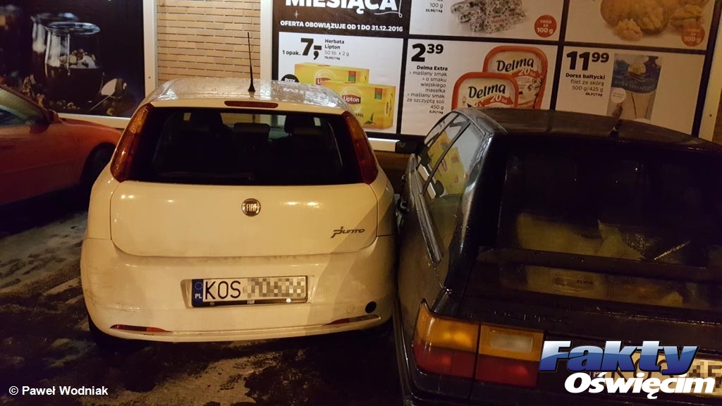 Oświęcim, Netto, kolizja, zderzenie, ucieczka