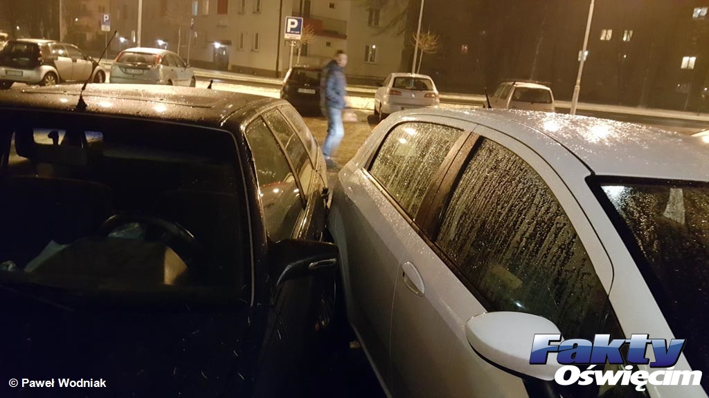 Oświęcim, Netto, kolizja, zderzenie, ucieczka