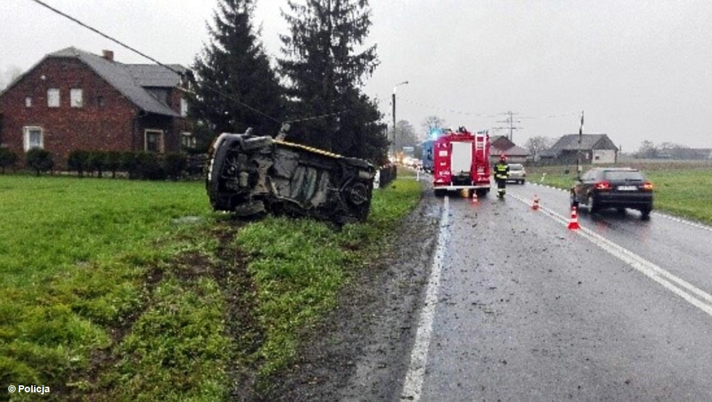 Oświęcim, DK44, wypadek, wypadki, krajówka, droga krajowa