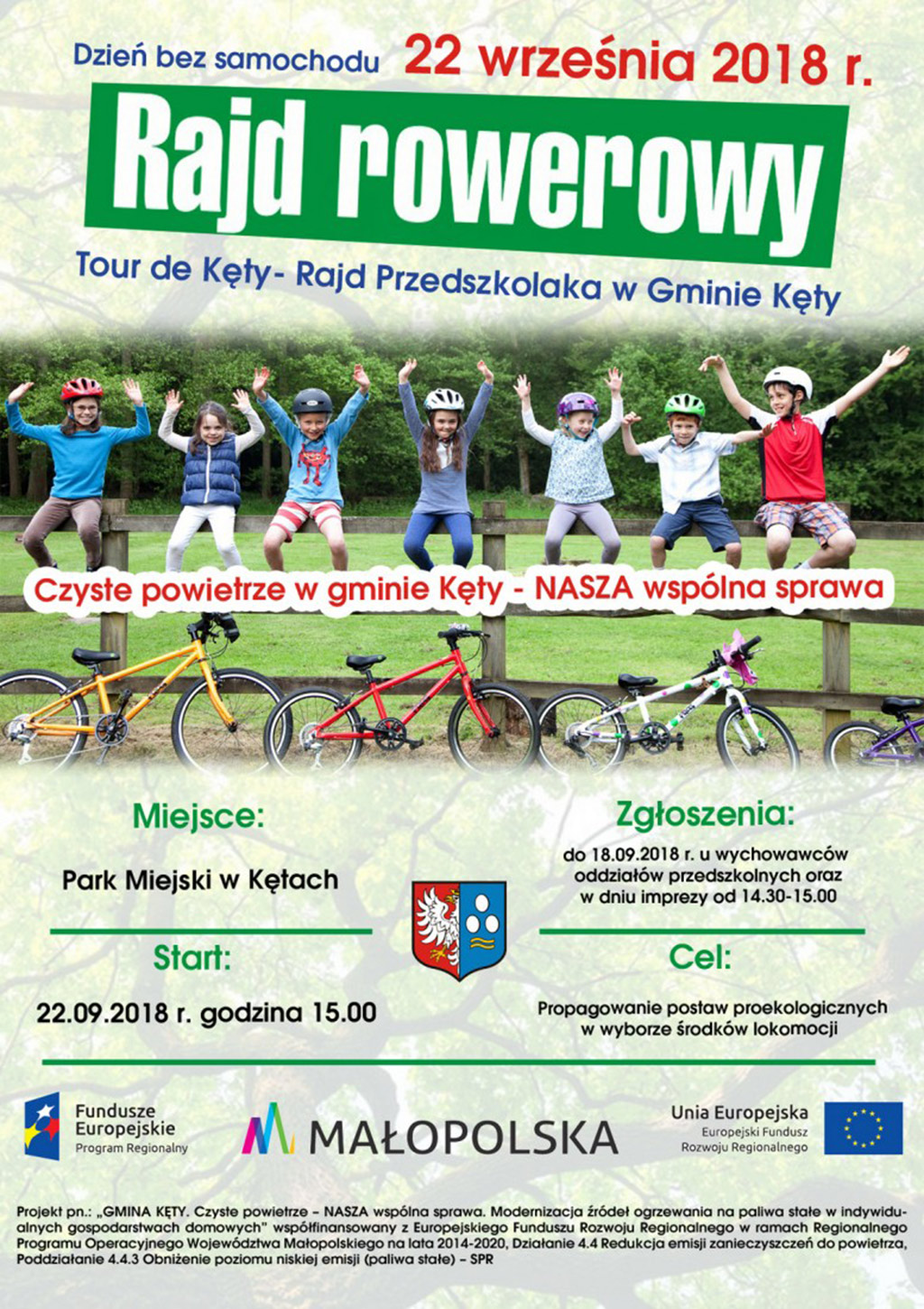 Tour de Kęty - Rajd Przedszkolaka w Gminie Kęty