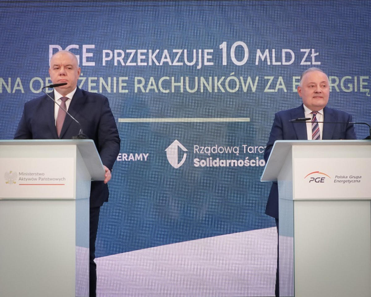PGE Polska Grupa Energetyczna w 2023 roku przekaże łącznie 10 mld zł na zamrożenie cen energii elektrycznej.