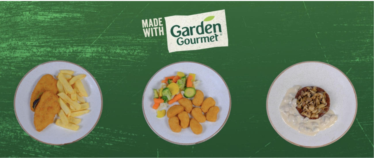 The Hall of Columns made with Garden Gourmet
