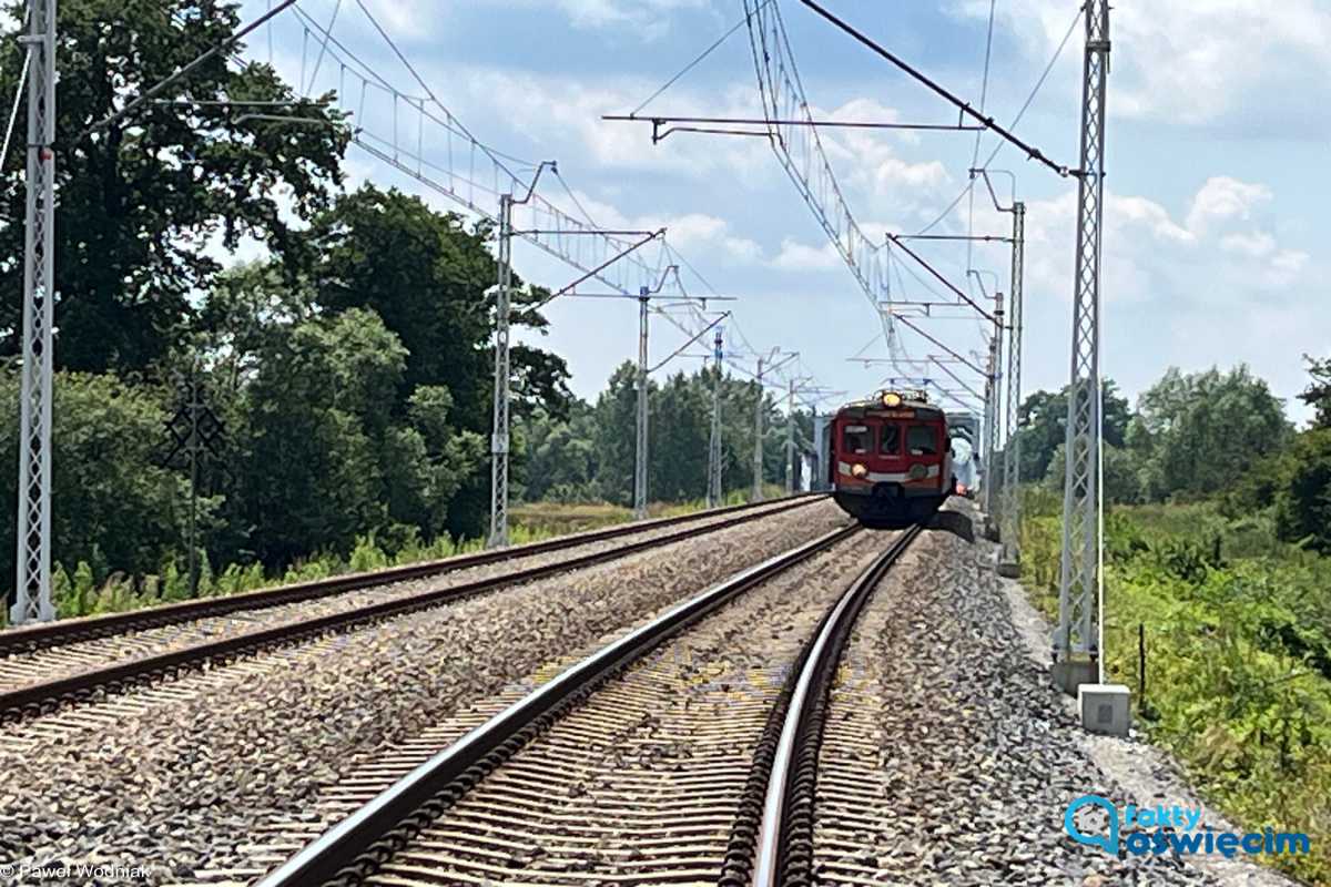Pociag potrącił mężczyznę