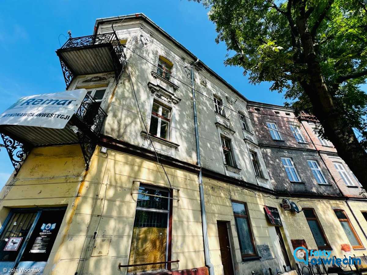 Remont kamienicy w Oświęcimiu