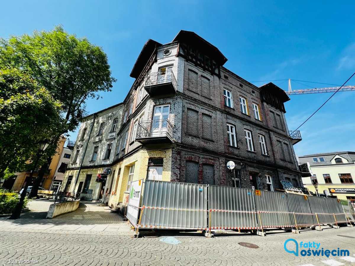 Remont kamienicy w Oświęcimiu