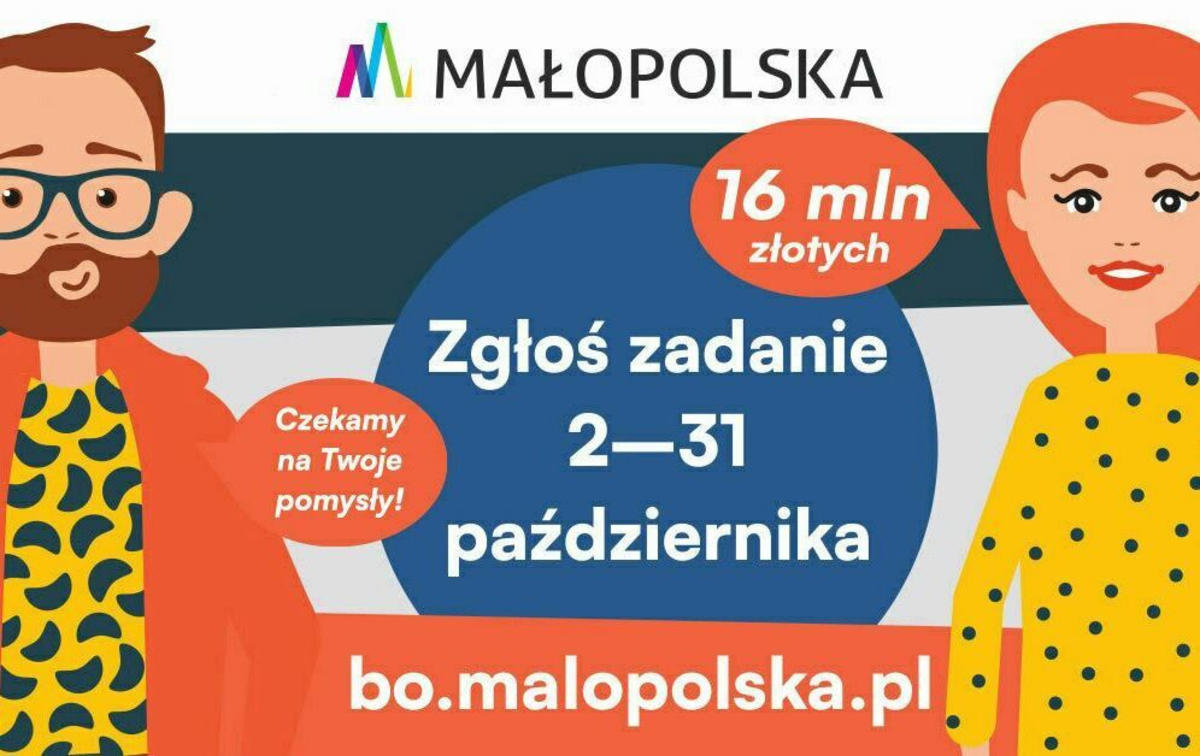 Masz pomysł na zadanie, które spodoba się mieszkańcom powiatu oświęcimskiego? Możesz złożyć wniosek do Budżetu Obywatelskiego.