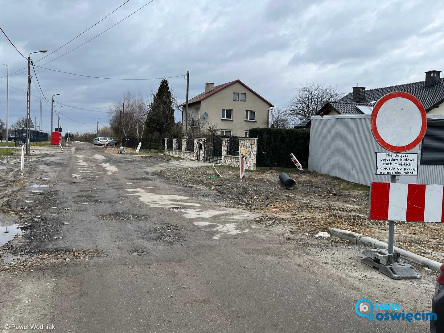 Remont ulicy Wysokie Brzegi w Oświęcimiu