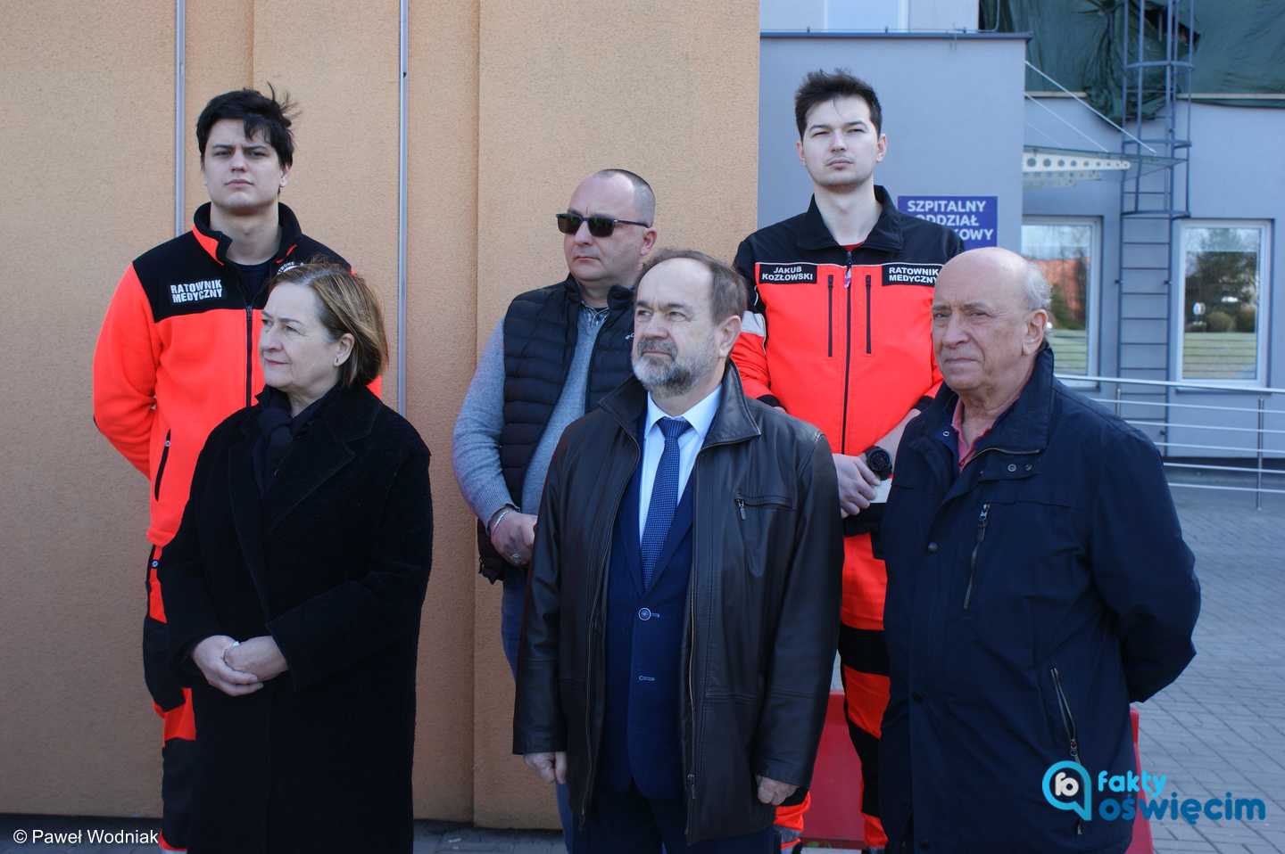 Przekazania nowego ambulansu w Oświęcimiu