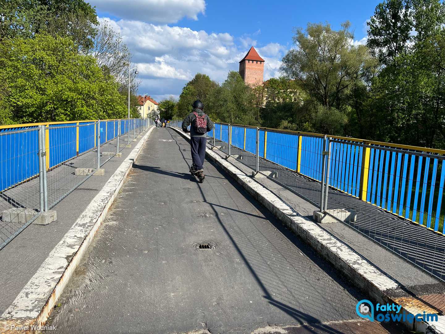 Kładka pieszo-rowerowa w Oświęcimiu