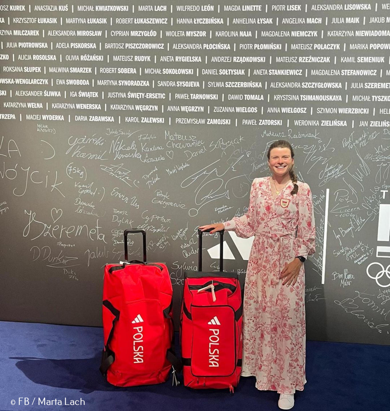 Marta Lach Głębowic, która będzie reprezentować Polskę na letnich igrzyskach olimpijskich w Paryżu, wyruszyła już z kraju.