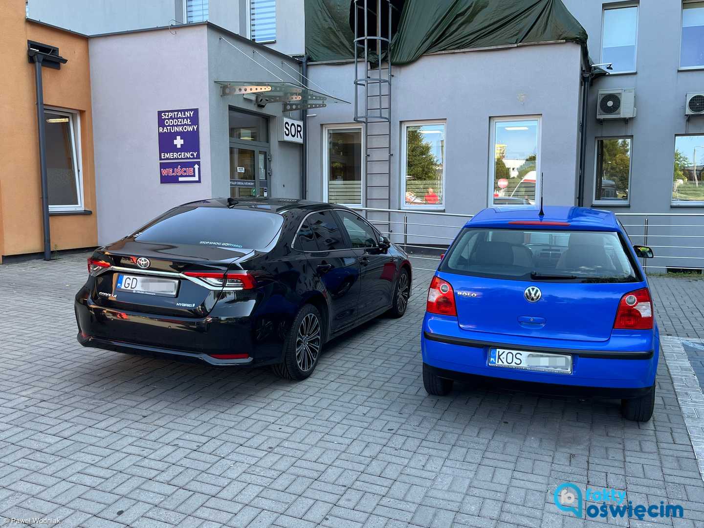 Zastawiony wjazd dla karetek