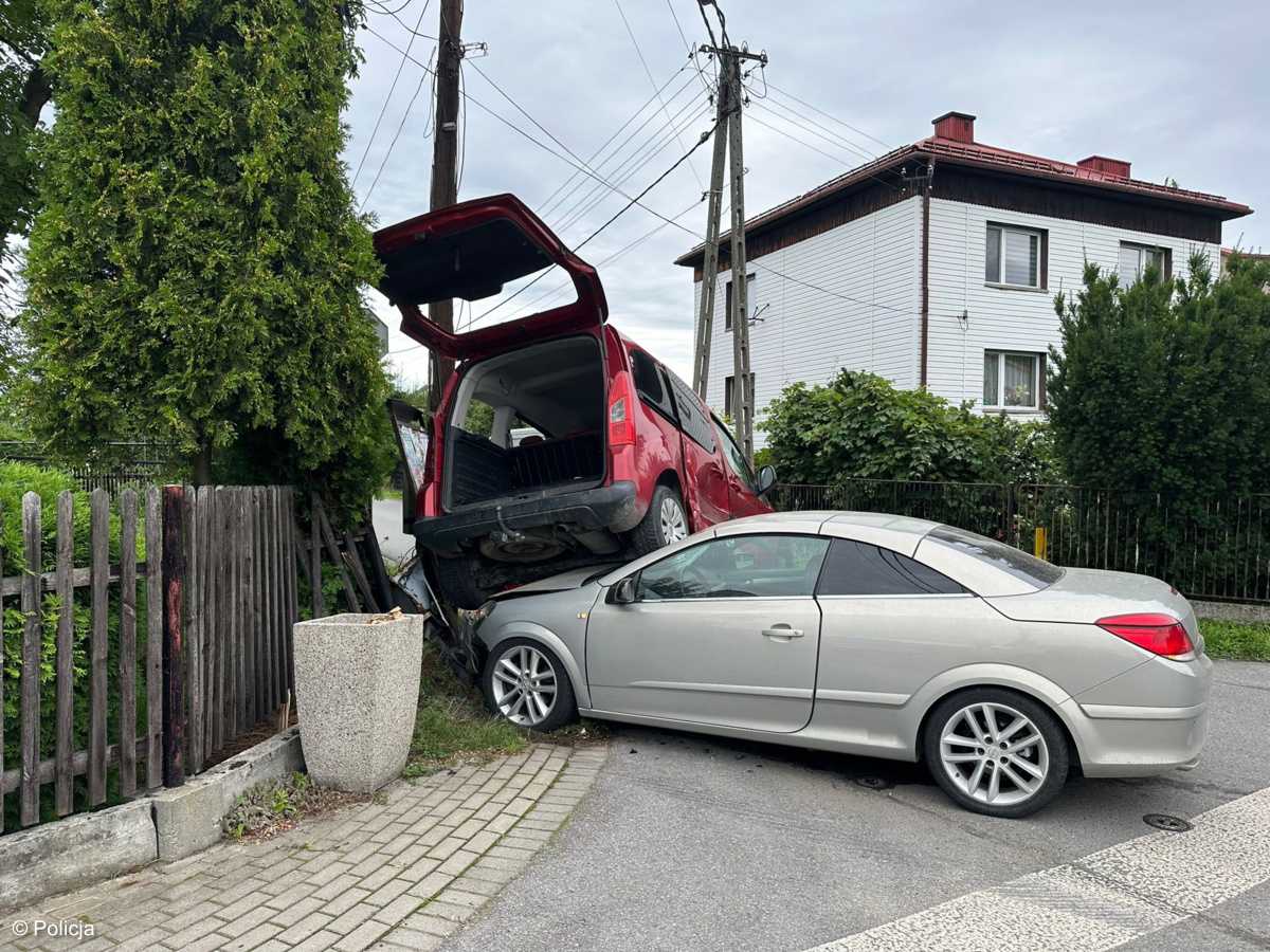 Kolizja w Brzezince