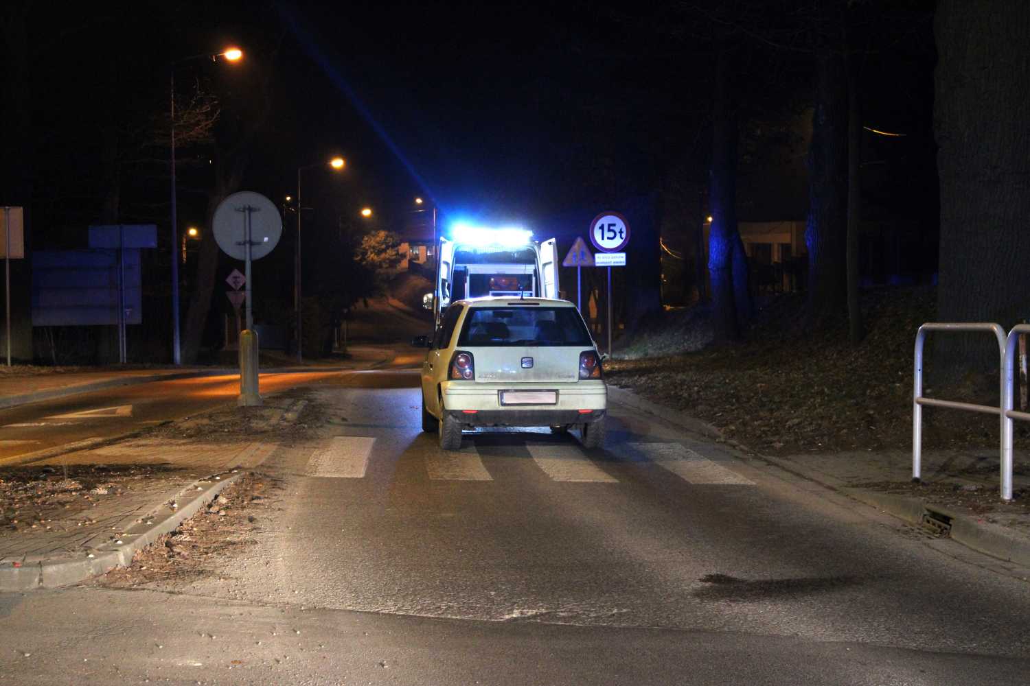 Potrącenie pieszego