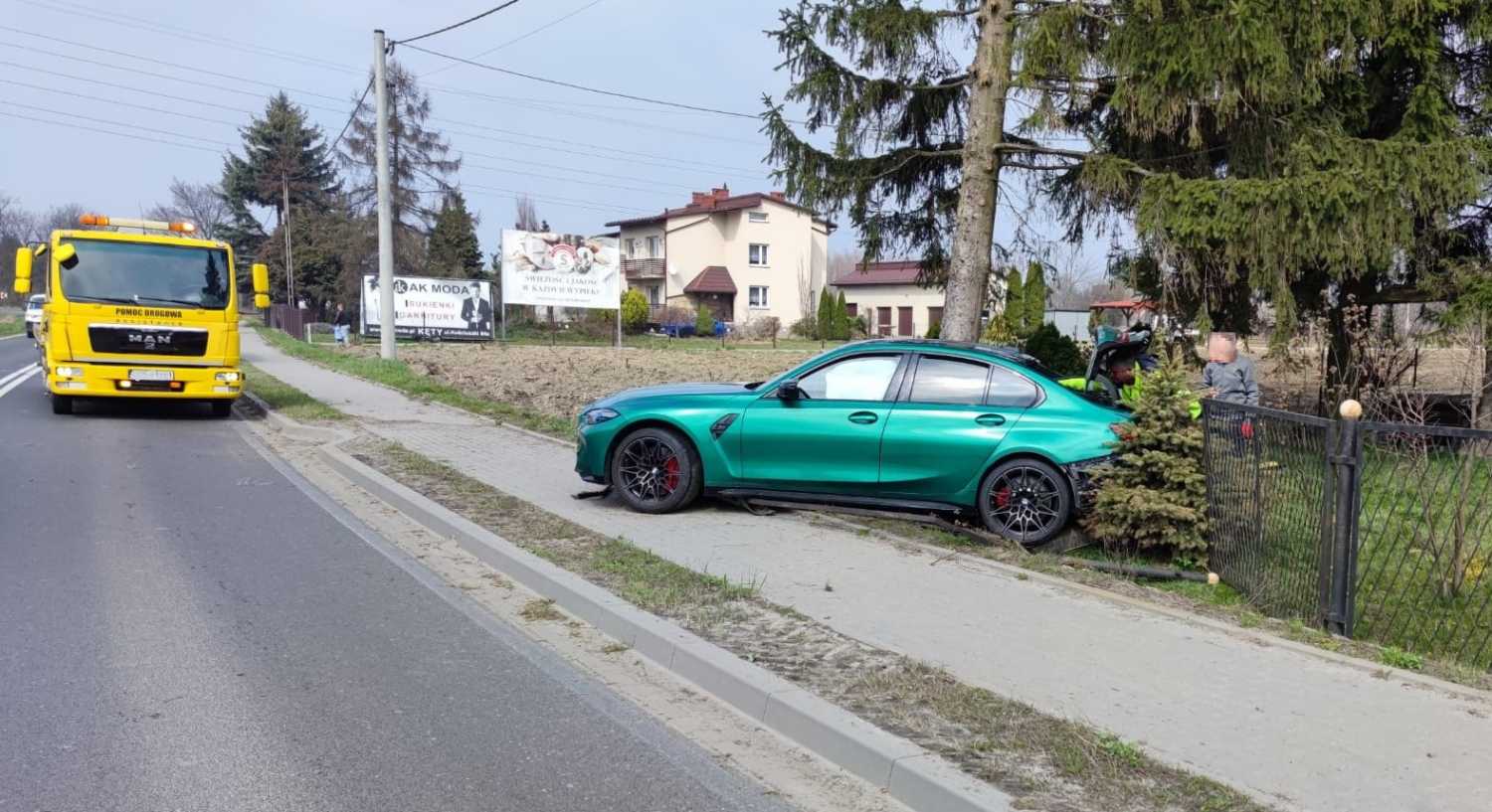 Wypadek bmw
