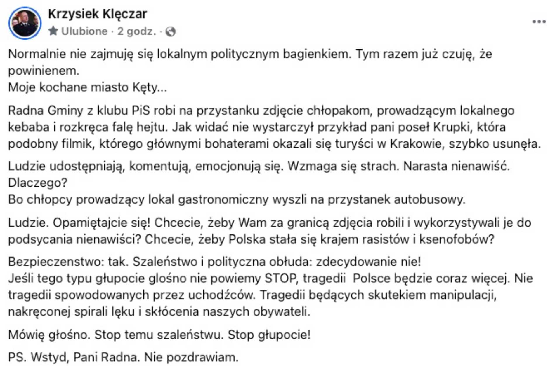 Dezinformacja w Kętach