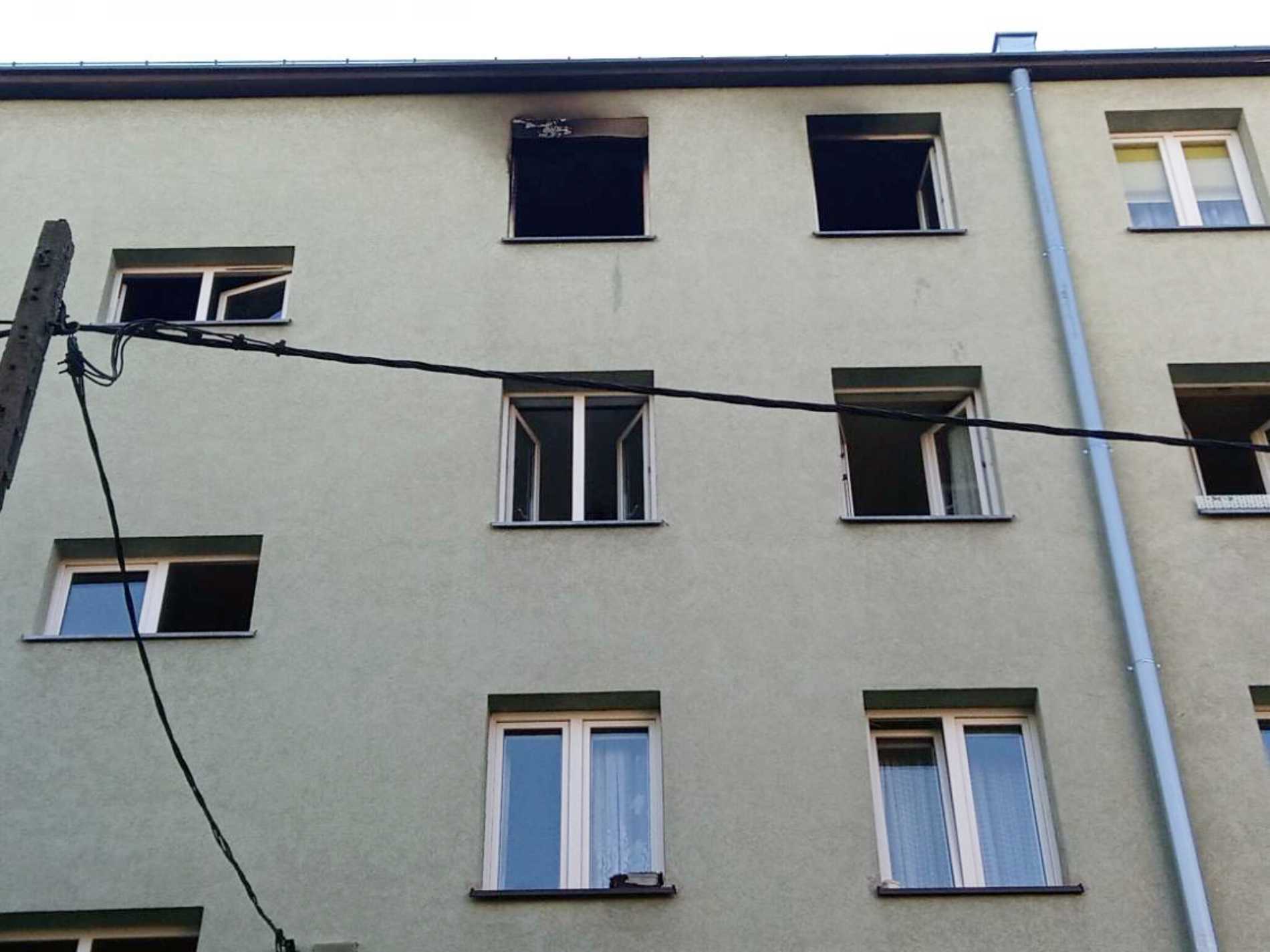 Pożar w Kętach