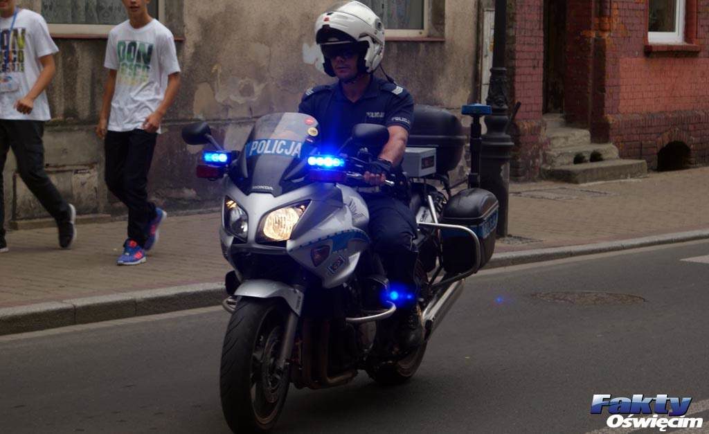 Akcję „Prędkość” prowadzili policjanci z oświęcimskiej drogówki. Fot. Paweł Wodniak