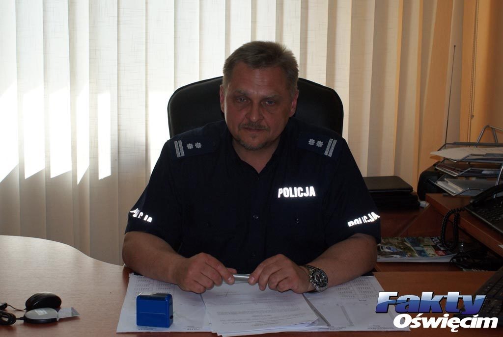 Oświęcim, komendant, policja, Syrek, Chowaniec, policji