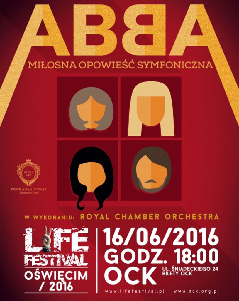 #Oświęcim, #LifeFestivalOświęcim, #LFO, #Abba, #OCK Utwory zespołu #ABBA zabrzmią w #OCK Podczas #Life #Festival #Oświęcim