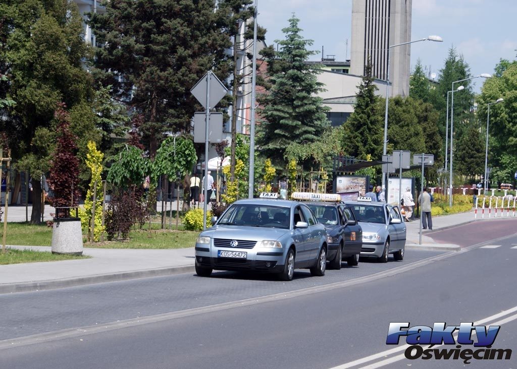 Oświęcim, postój, taxi, taksówki