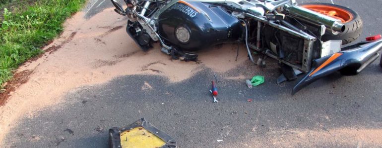 Kolejny wypadek z udziałem motocyklisty – FOTO