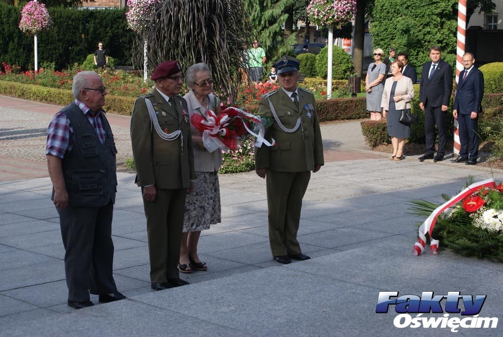 Oświęcim, rocznica, Powstanie Warszawskie, plac Kościuszki, obchody