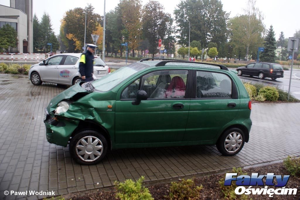 Oświęcim, powiat, Kęty, kolizja, zderzenie, wypadek, stłuczka