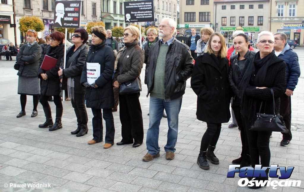 Oświęcim, protest, czarny protest, strajk, strajk kobiet