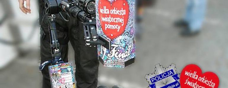 Policjanci dbają o bezpieczeństwo wolontariuszy WOŚP