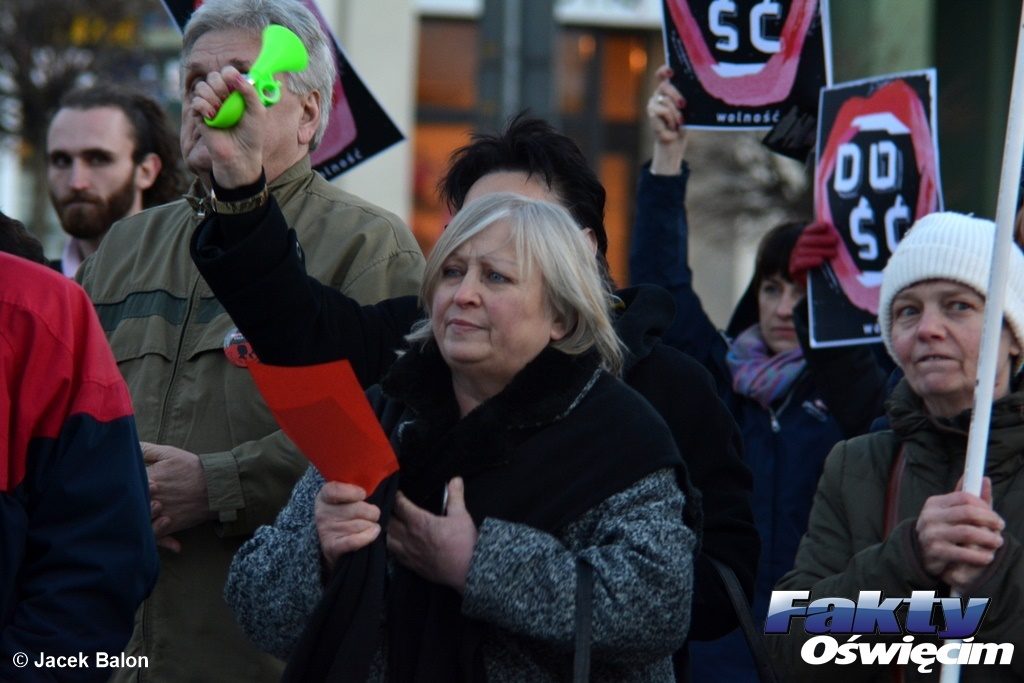 Oświęcim, Dzień Kobiet, Międzynarodowy Strajk Kobiet, manifestacja