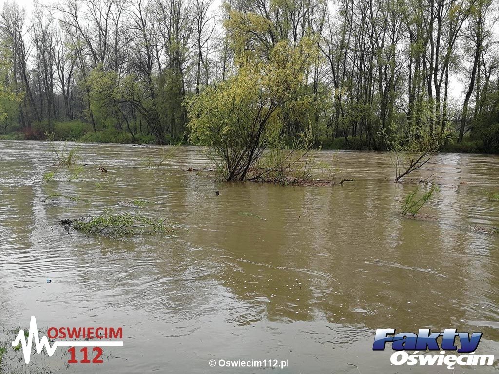 Oświęcim, Soła, rzeka, alarm, powódź, pogotowie, woda