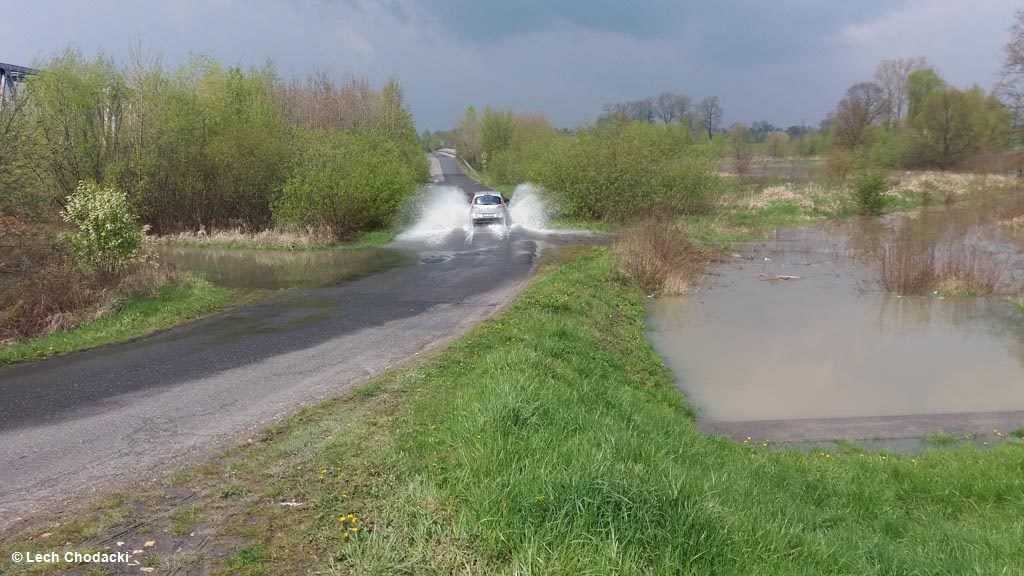 Harmęże, Wola, droga, Wisła, podtopienia, Goczałkowice, woda, powódź