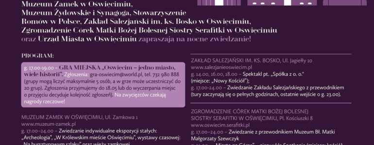 Noc Muzeów, czyli noc jedyna w swoim rodzaju