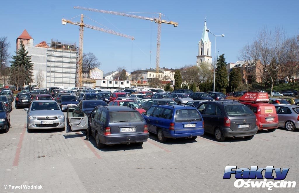 Oświęcim, Bulwary, utrudnienia, parking, prace drogowe