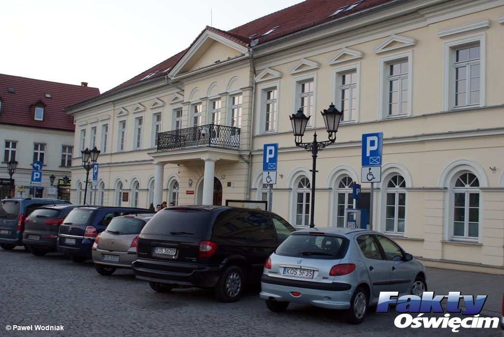 Oświęcim, utrudnienia, Rynek Główny, food truck, objazd, rynek