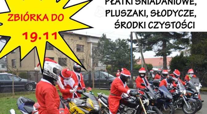 Motocykliści ze Stowarzyszenia „Free Oświęcim” organizują kolejną zbiórkę mikołajowa na rzecz dzieci. „Moto Mikołajom” patronują Fakty Oświęcim.