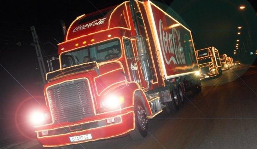 Świąteczna Ciężarówka Coca-Coli