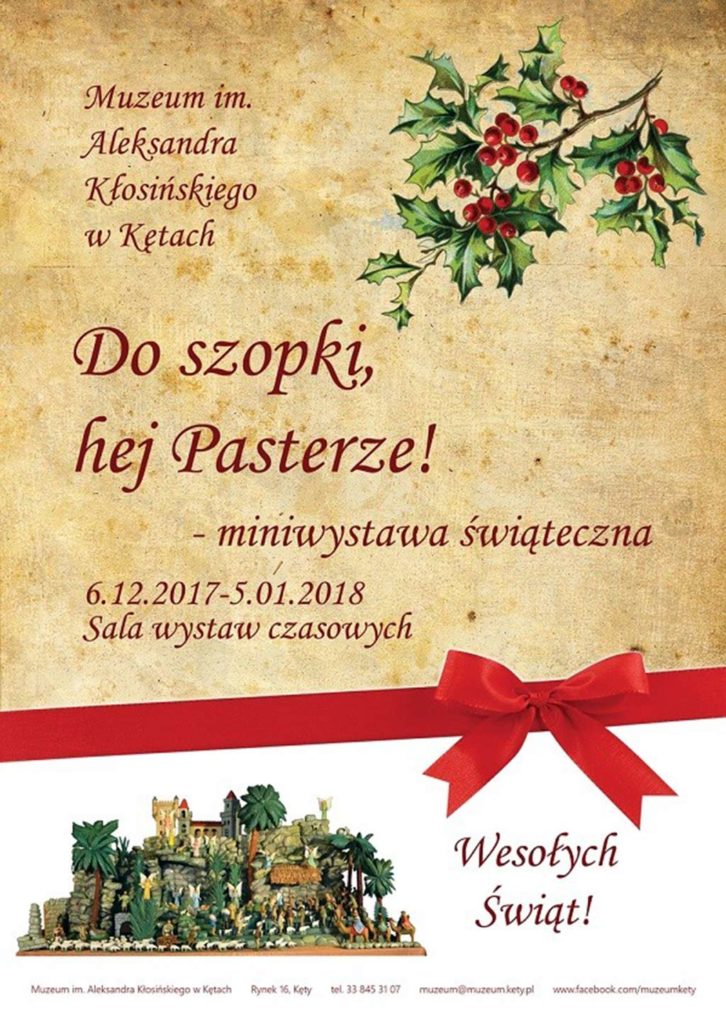 Prezentacja eksponatów związanych z Bożym Narodzeniem na przełomie grudnia i stycznia to tradycja w kęckim muzeum. Tak będzie i w tym roku.