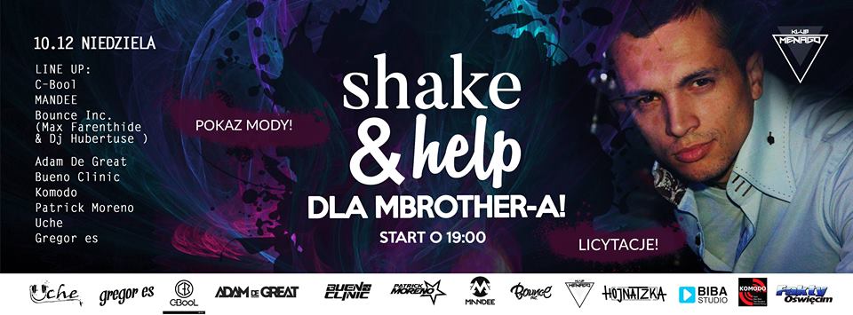 Klub Menago dołączył do ogólnopolskiej akcji United Poland! Gramy dla MBrothera! Organizując imprezę SHAKE & HELP dla MBROTHERA.