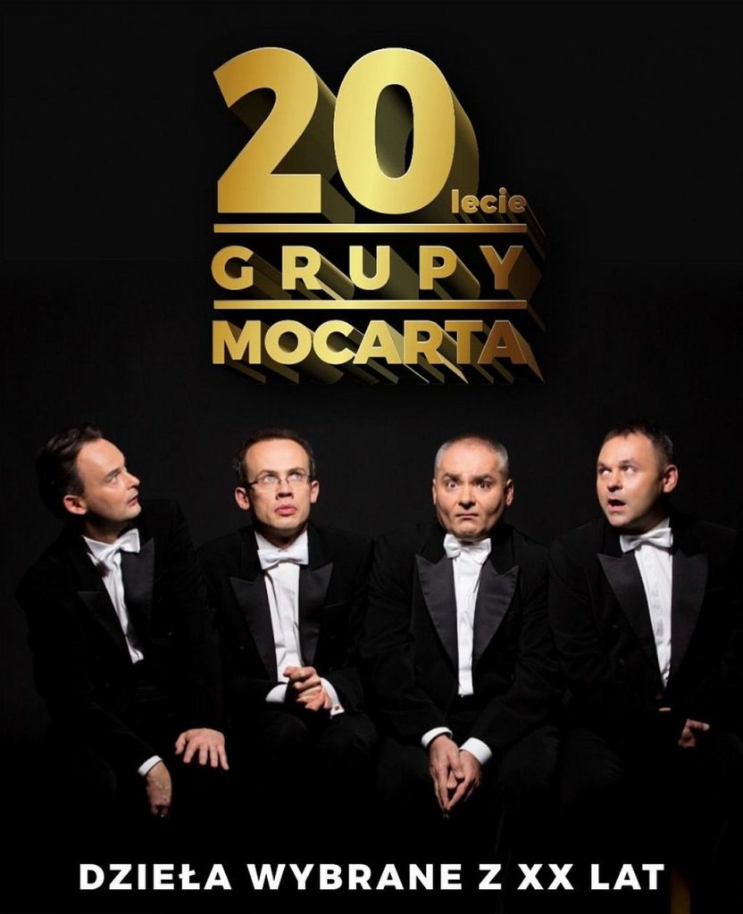 We wtorek 20 lutego o godzinie 19 w Oświęcimskim Centrum Kultury wystąpi Grupa MoCarta w programie pt. "XX-lecie. Dzieła wybrane".