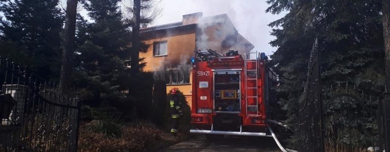Dom w Lesie podpalił jeden z mieszkańców – AKTUALIZACJA