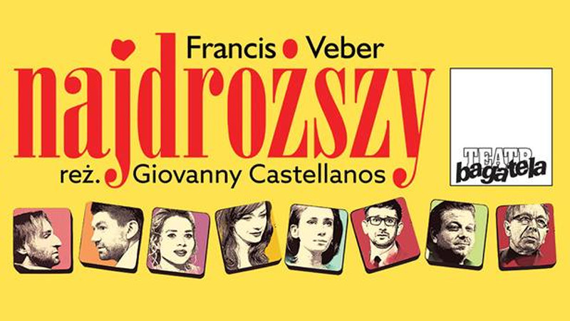 W sobotę 14 kwietnia o godzinie 18 w Oświęcimskim Centrum Kultury wystąpią aktorzy Teatru Bagatela w Krakowie, w spektaklu komediowym Francisa Vebera, w reżyserii Giovanniego Castellanosa "Najdroższy".