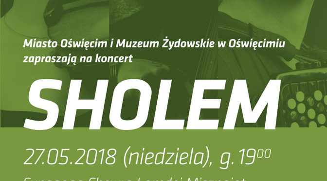 Ewelina Tomanek-Inglot, Maciej Inglot i Max Kowalski, czyli zespół SHOLEM wystąpi w niedzielę 27 maja o godzinie 19 w Cafe Bergson.