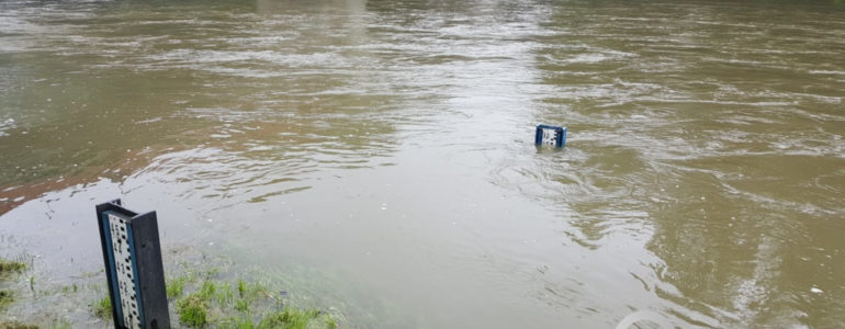 Pogotowie powodziowe w Oświęcimiu – FILM, FOTO